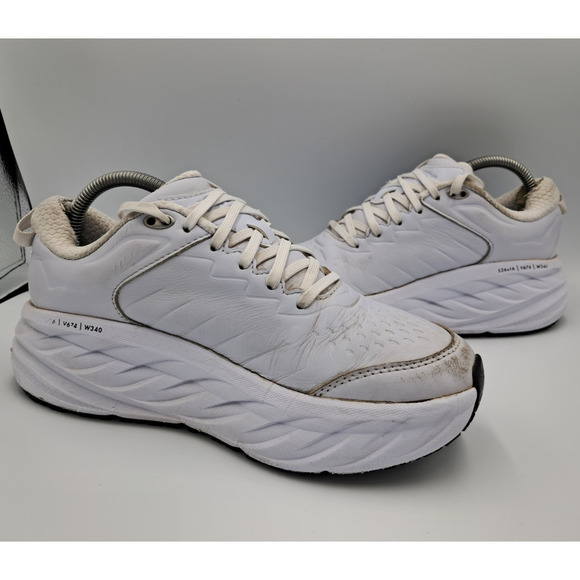 Size 8B W | 6.5B M - Hoka One One Bondi SR White (Women's) - 1110521 WHT - Picture 2 of 12